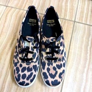 Keds x Kate Spade New York Leopard Satin size 7.5